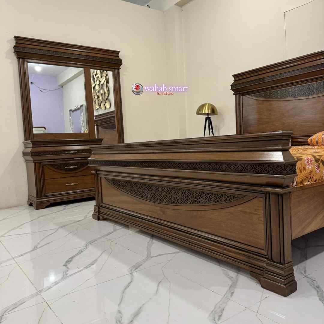 EasyRest Bed set || bed with side tables and dressing without mattress