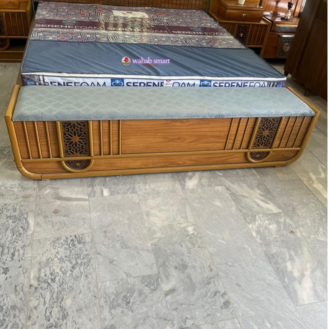 Crown bedroom set || bed and dressing without mattress