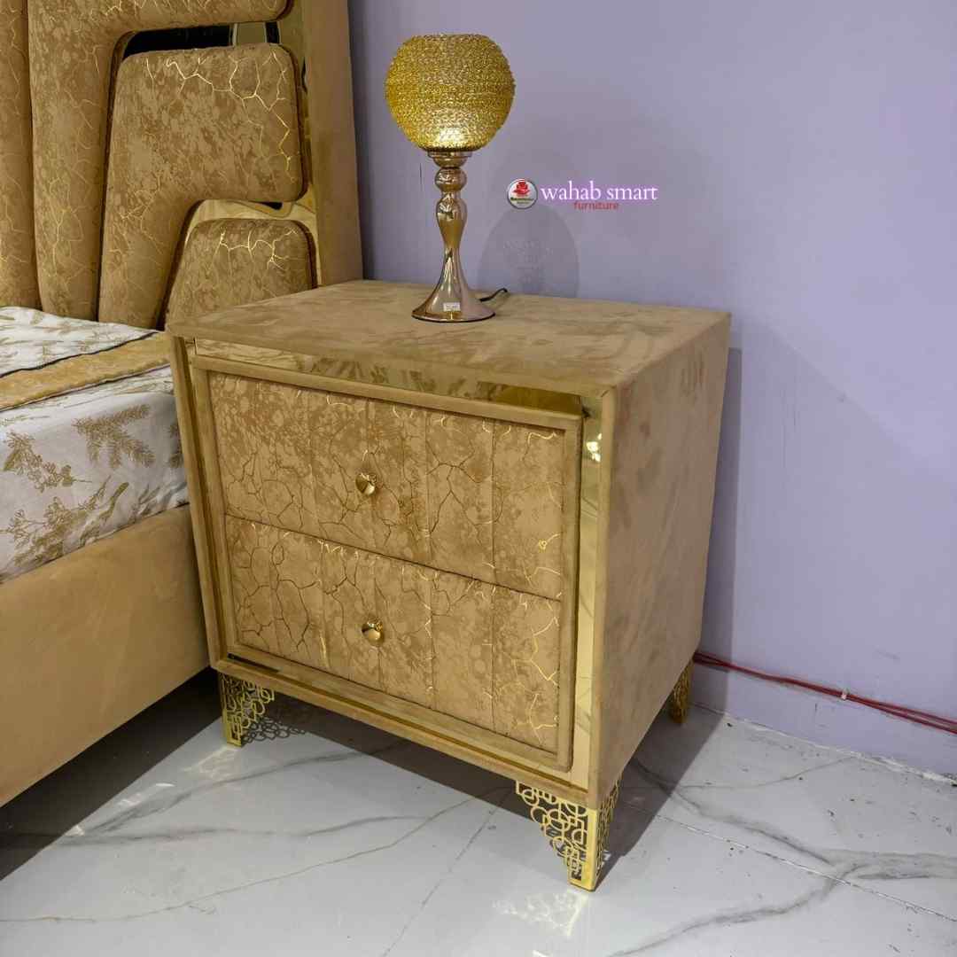 Sunrise bed set || bed and dressing without mattress