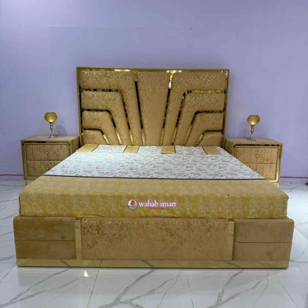 Sunrise bed set || bed and dressing without mattress