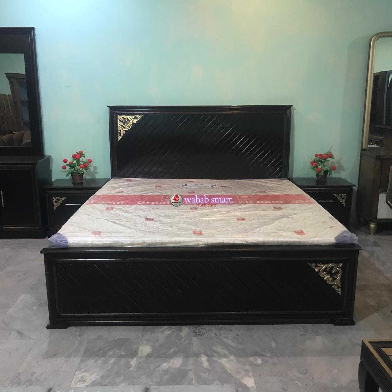 Moonrise  bed set|| bed with side tables and dressing without mattress
