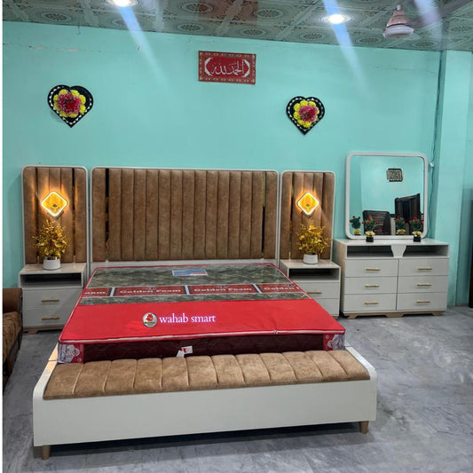 Star plus modern bed set || bed and dressing without mattress