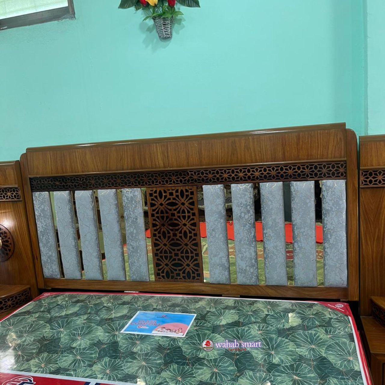 Golden crown bed room set || bed and dressing without foam