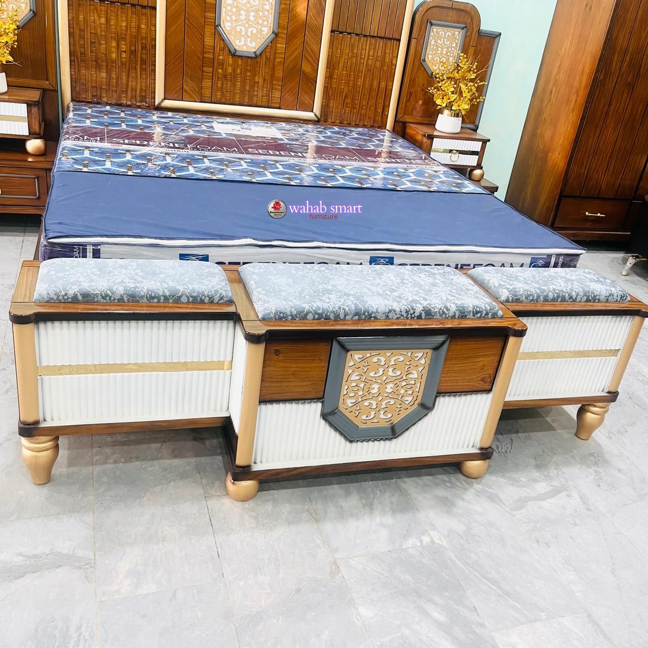 Turkish delight bedroom set || bed and dressing without mattress