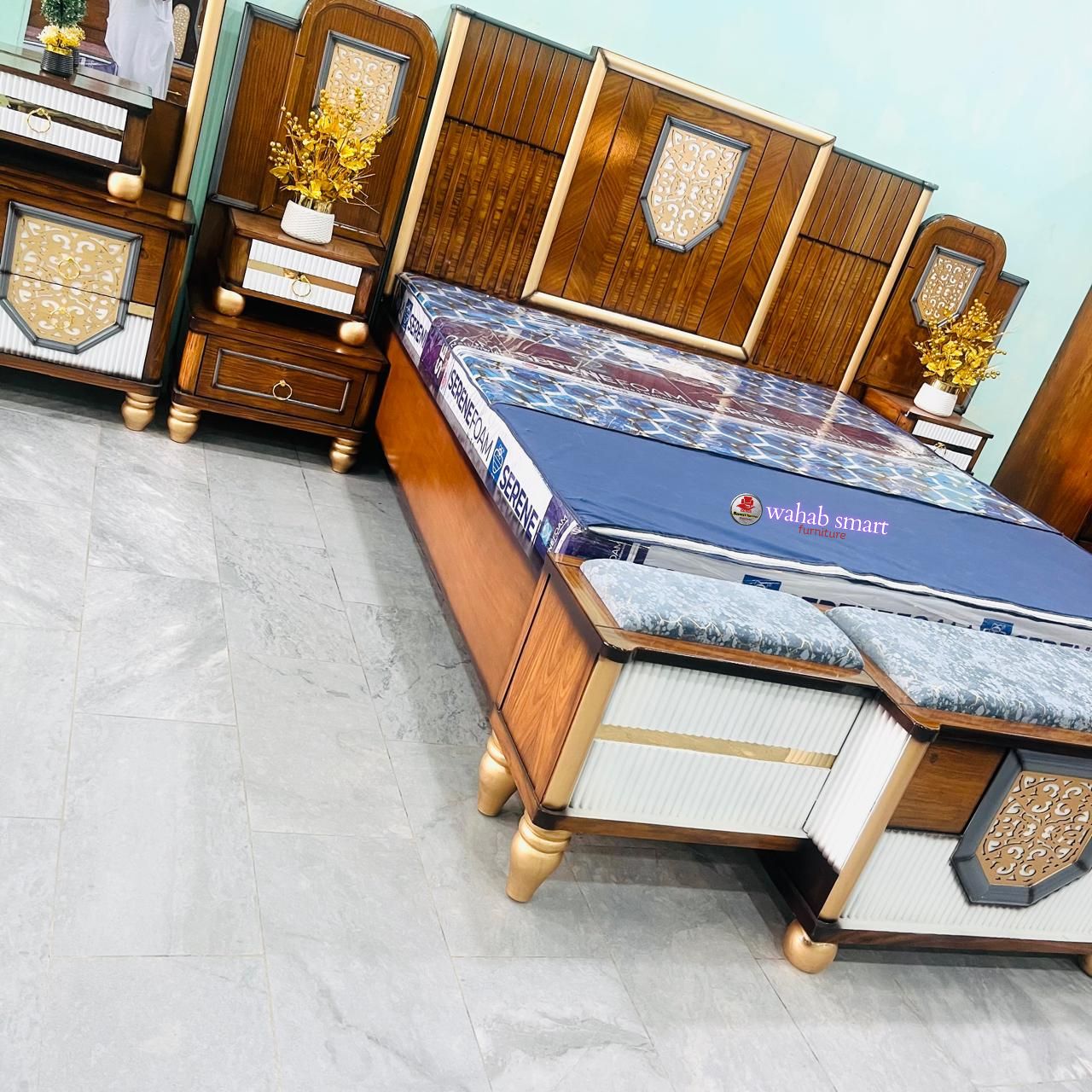 Turkish delight bedroom set || bed and dressing without mattress