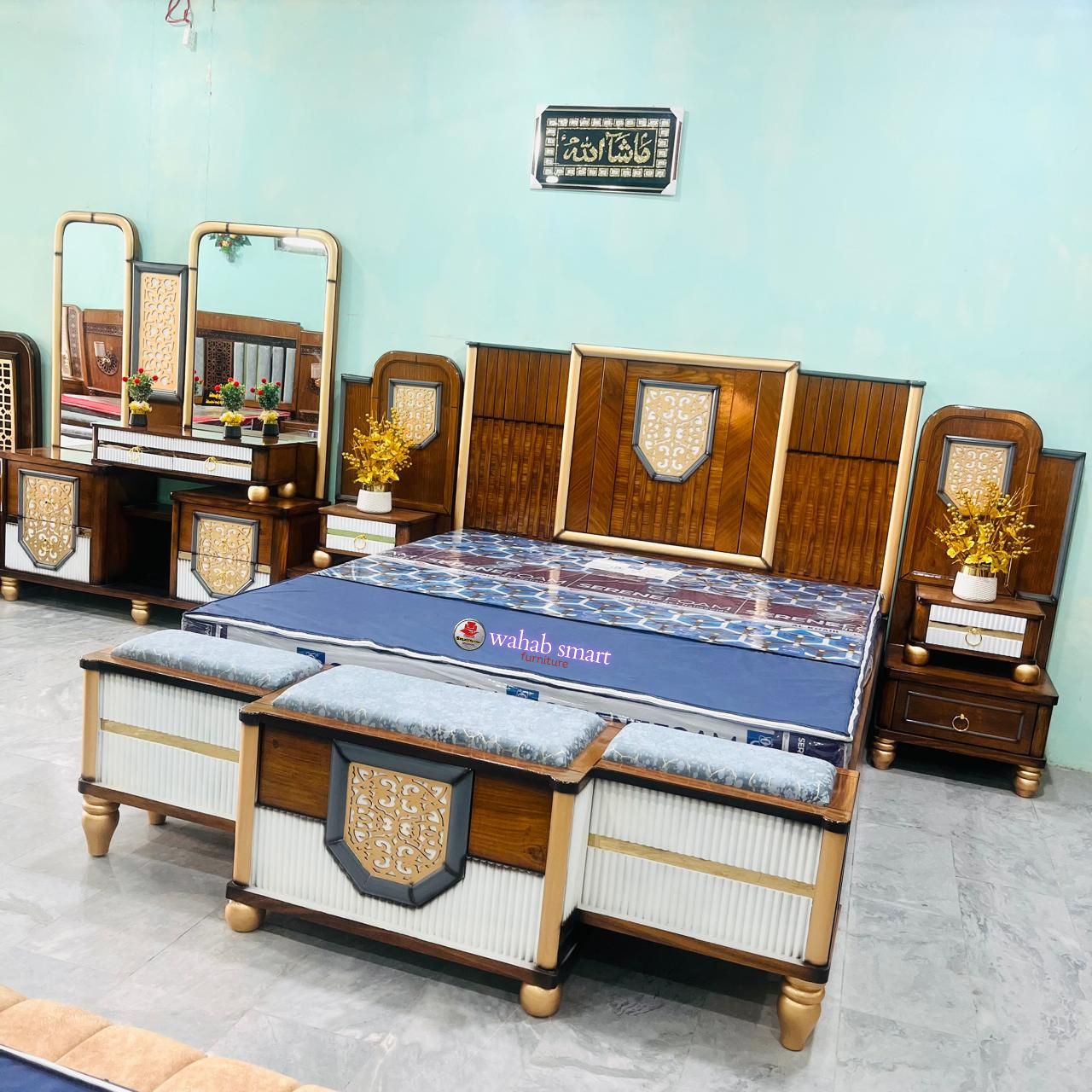 Turkish delight bedroom set || bed and dressing without mattress