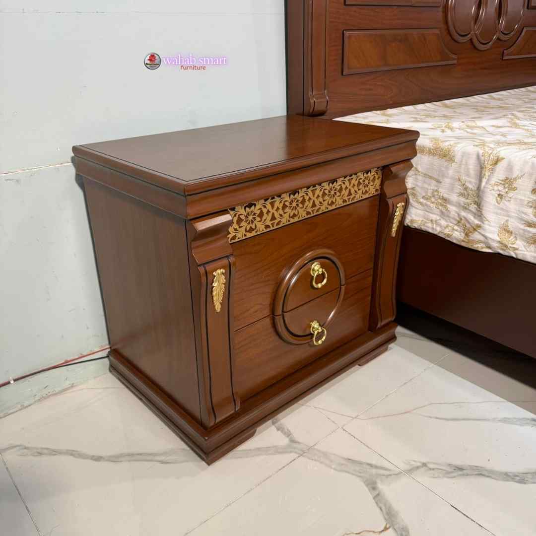 Zong bed set || bed with side table and dressing without mattress