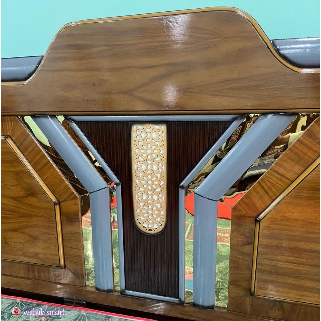 palace bedroom set || bed and dressing without mattress