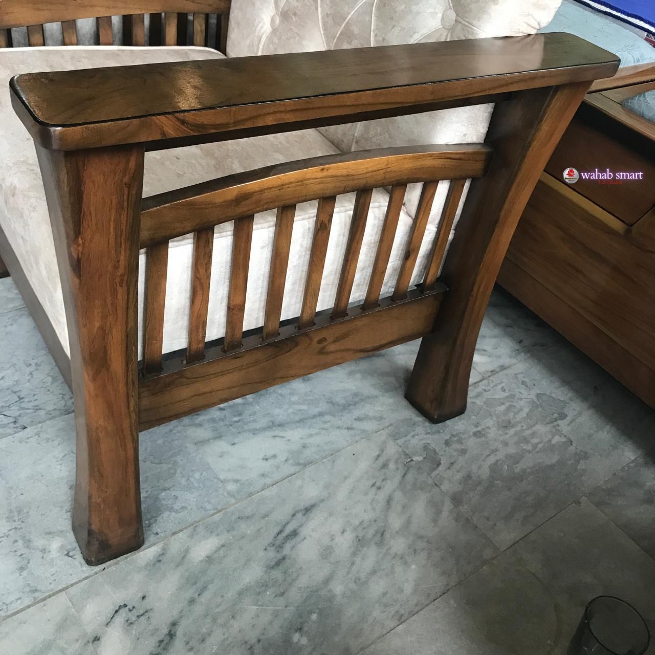 Noble wood sofa set five seater