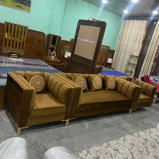 modern lining sofa set || five seater