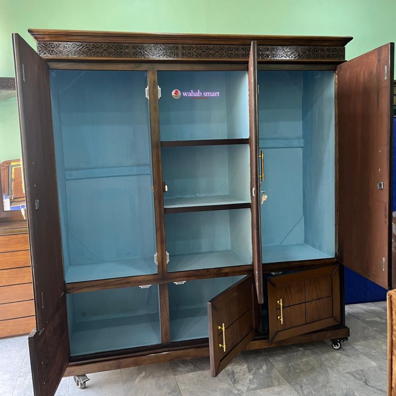 Opal line wardrobe || three doors