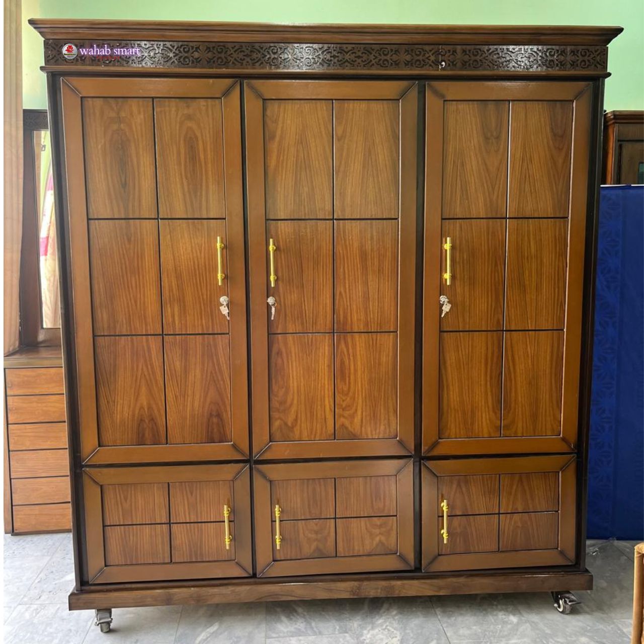 Opal line wardrobe || three doors